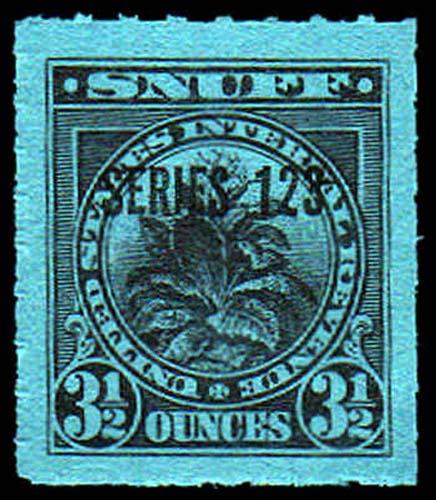 U.S. REV. TAXPAIDS-SNUFF TE1037a  Mint (ID # 63363)