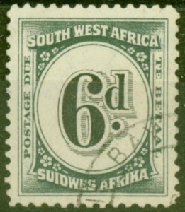 South West Africa 1931 6d Black & Slate SGD51 V.F.U