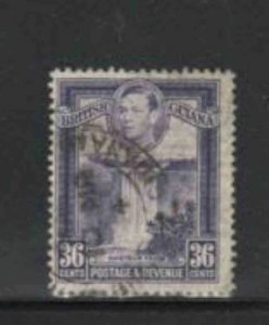 BRITISH GUINEA #235 1938 36c KING GEORGE VI F-VF USED d