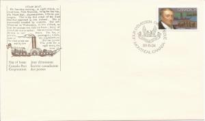 1986 Canada FDC Sc 1117 - John Molson - and his main achievements