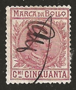 ITALIAN REVENUE STAMP ,MARCA DA BOLLO, USED