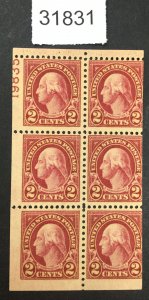 US STAMPS #634d MINT OG NH BOOKLET LOT #31831