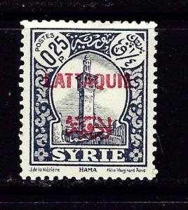 Latakia #6 Hinged 1933 Overprint on stamp of Syria