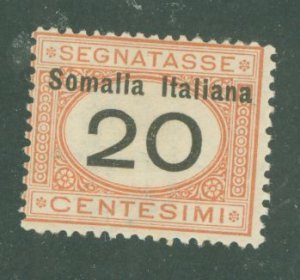 Somalia (Italian Somaliland) #J33 Unused Single