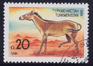 Turkmenistan, 1992, Fauna, Kulan, Mi#2, used,++