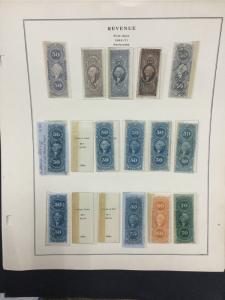 MOMEN: US # REVENUES COLLECTION ON (8) ALBUM PAGES $ #9060