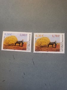 Stamps St Pierre & Miquelon Scott #706-7 never  hinged