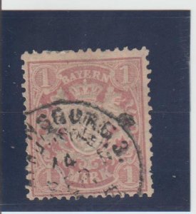 Bavaria  Scott#  32  Used  (1875 Coat of Arms)