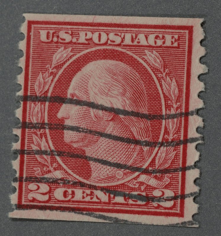 United States #488 Used  VF/XF Coil Light Wave Cancel Type III