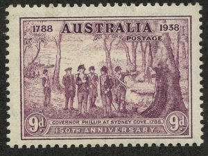 Australia, Scott #165, Mint Never Hinged