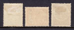 NETHERLANDS INDIES — SCOTT 68a//72 — 1908 BUITEN BEZIT OVPTS — MH — SCV $18.00