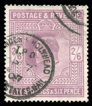 British Commonwealth - Great Britain #139 (SG 261) Cat£150, 1902-11 2sh6p li...