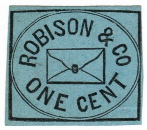 (I.B) US Local Post : Robison & Co 1c