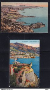 Monaco 5 Color Postal Cards Unused 16085