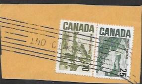 Canada #462,464 Used on paper