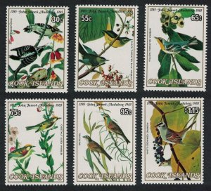 Cook Is. Birds Audubon 6v 1985 MNH SG#1015-1020