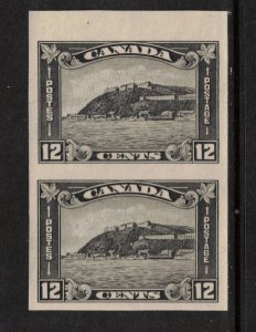 Canada #174a Extra Fine Never Hinged Imperf Pair - Gum Is Naturally Glazed