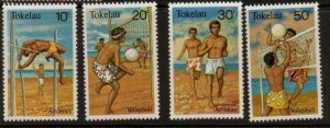 TOKELAU SG77/80 1981 SPORTS MNH