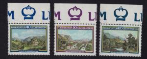 Liechtenstein  #744-746  1982 MNH Moriz Menzinger complete