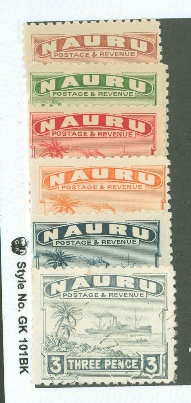 Nauru #17-22v Unused Multiple