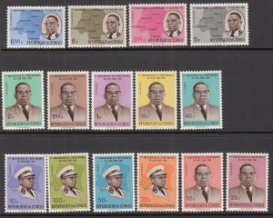 Congo Democratic Republic 381-395 MNH VF