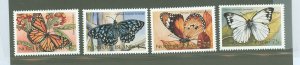 Norfolk Island #617-620  Single (Complete Set) (Butterflies) (Fauna)