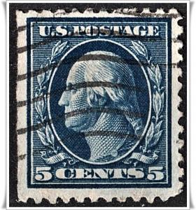 SC#504 5¢ Washington (1917) Used