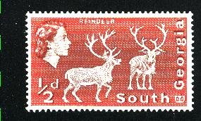 South Georgia #1   -2   Mint VF  1963-69 PD