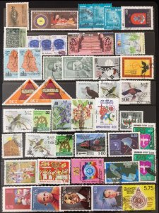 Sri Lanka Mid Used Mixture Incl.Birds(Apx 150 Items) TK540 