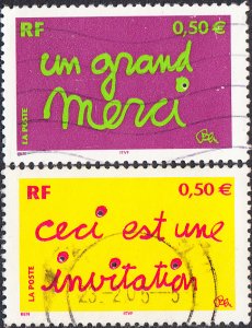 France #2989-2990   Used