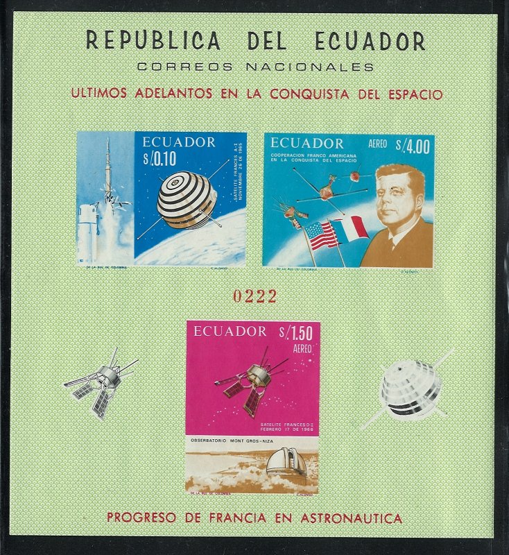 Ecuador Scott 756Bc MNH! Imperforate!