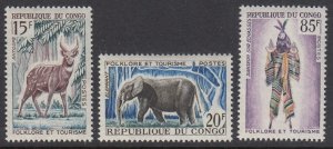 Congo 123-5 Animals mnh