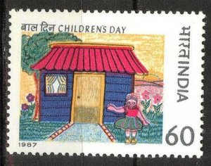 India 1987 Children's Day MNH