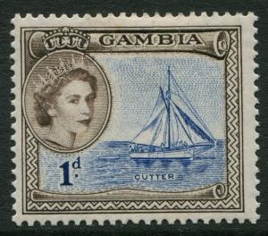 GAMBIA 1953 - 1d MH