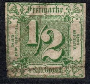 Thurn And Taxis #9 F-VF Used  CV $95.00  (X5176)