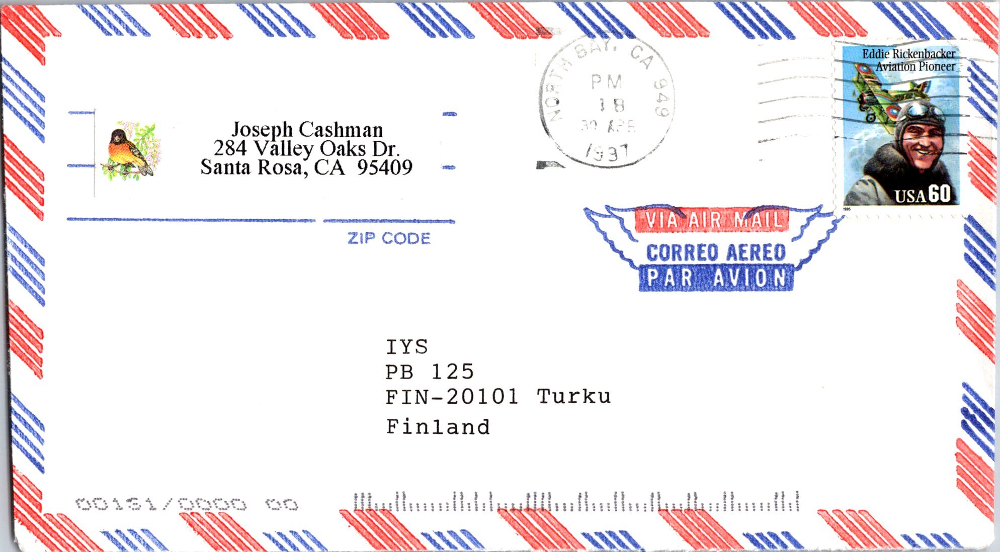 United States, Foreign Destinations, California | United States, Stamp