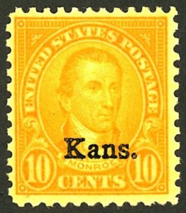 U.S. #668 MINT OG NH