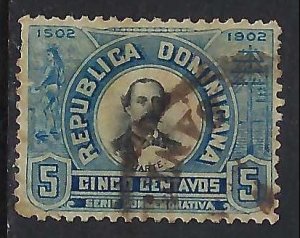 Dominican Republic 146 VFU ORIGINAL CANCEL K1013-3