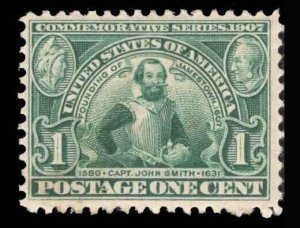 US STAMPS #328 1c MINT OG H LOT #78367-1