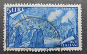 Italy Sc. 497 $1.25 / SG. 708 £0.95 1948 fine used HS0015