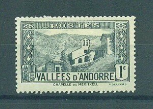 French Andorra sc# 23 (2) mh cat val $.55