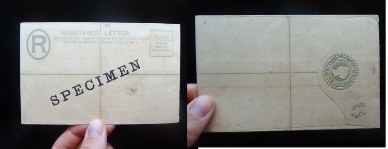 Leeward Islands 1891 RLE Specimen, closed (32bej) 