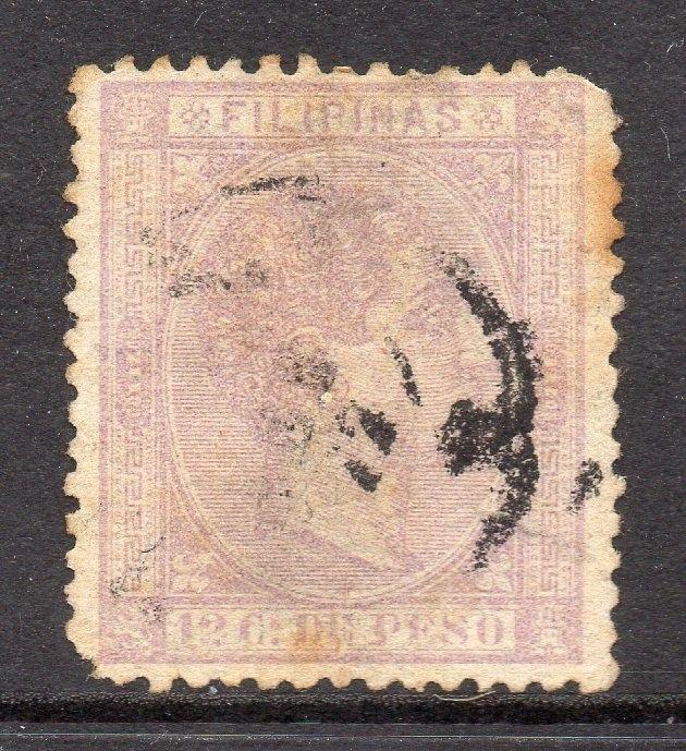 Philippines 1870s Classic Alfonso Used Value 12c. 182368