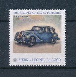 [107450] Sierra Leone 2010 Classic cars Lagonda 1948  MNH