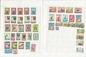 Afghanistan Stamp Collection on 4 Pages, Sports, Animals, JFZ