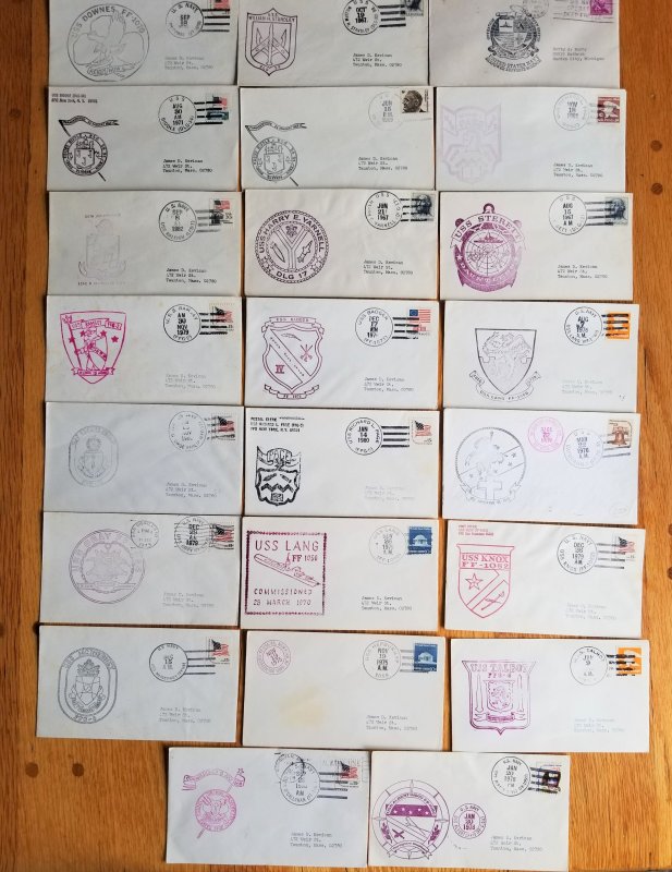 68 Naval Ship Covers