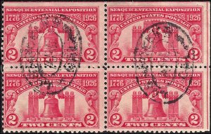 627 Used... Block of 4... SCV $2.00