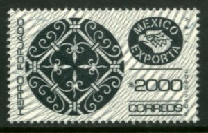 MEXICO Exporta 1502, $2000P Wrought Iron Wmk Granite Paper 9. MINT, NH. VF.