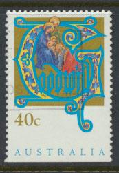 Australia SG 1432  Used  x booklet bottom margin imperf - Christmas