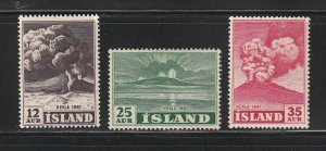 Iceland 246-248 MH Volcano